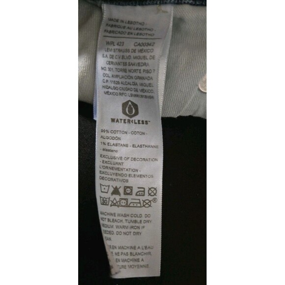 Levi Straus Signature Relaxed Mens Blue Jeans Pants Size 32x30 Medium Wash Levis - Picture 5 of 12